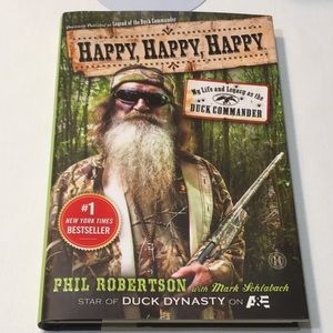 Duck Dynasty Book Happy, Happy, Happy by Phil Robertson with Plush Doll